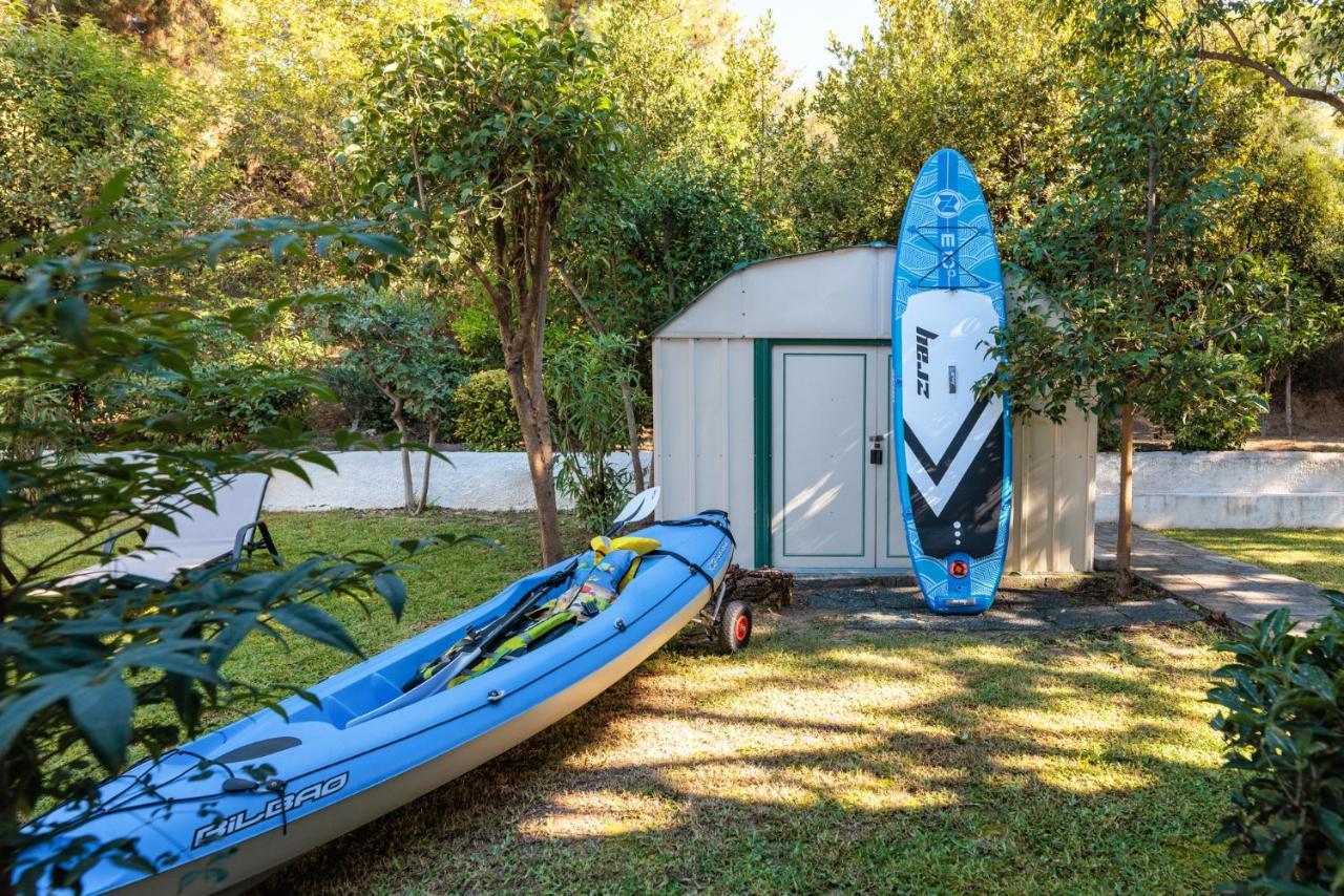 Nea Kallikrateia Beach Front Vintage Villa Kalliktratis מראה חיצוני תמונה